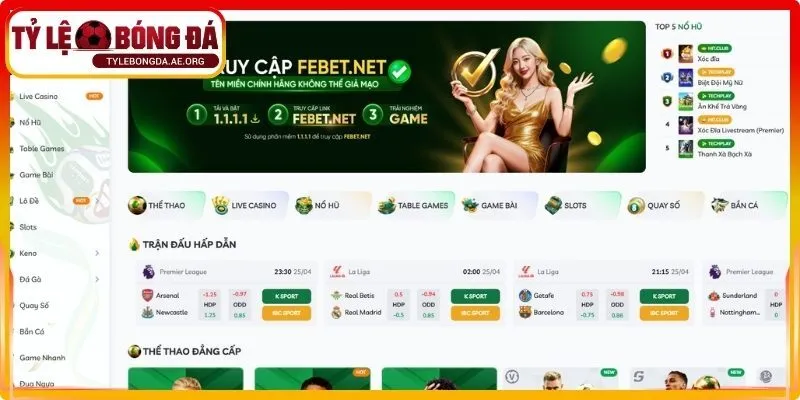 Giới thiệu về nhà cái Febet