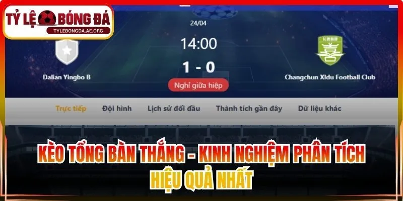 Kèo tổng bàn thắng