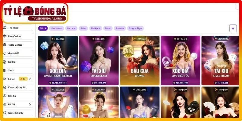 Casino với đa dạng trò chơi