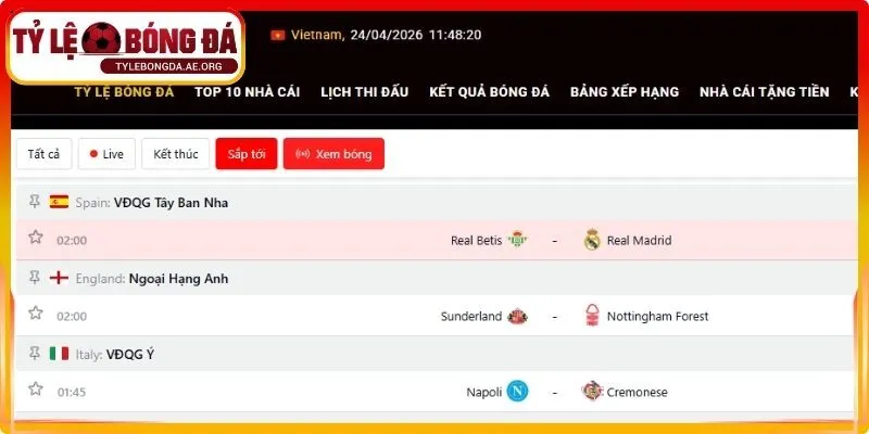 Phạm vi cung cấp thông tin trên website rõ ràng