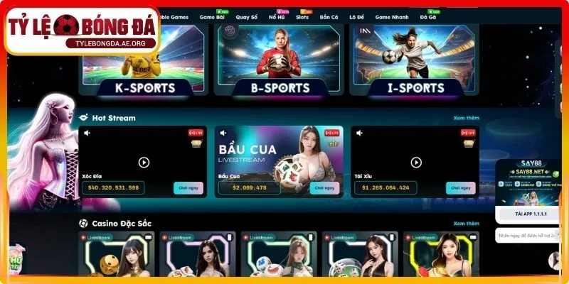 Các sản phẩm cá cược nổi bật