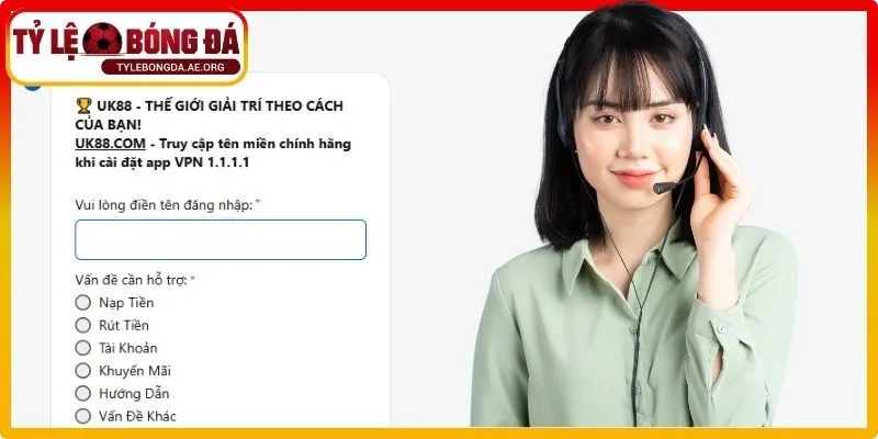 Dịch vụ chăm sóc uy tín 24/7 của Uk88