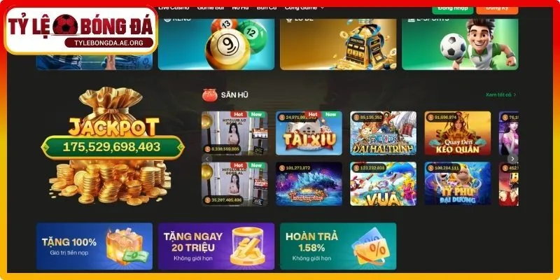 Tỷ lệ trả thưởng hấp dẫn