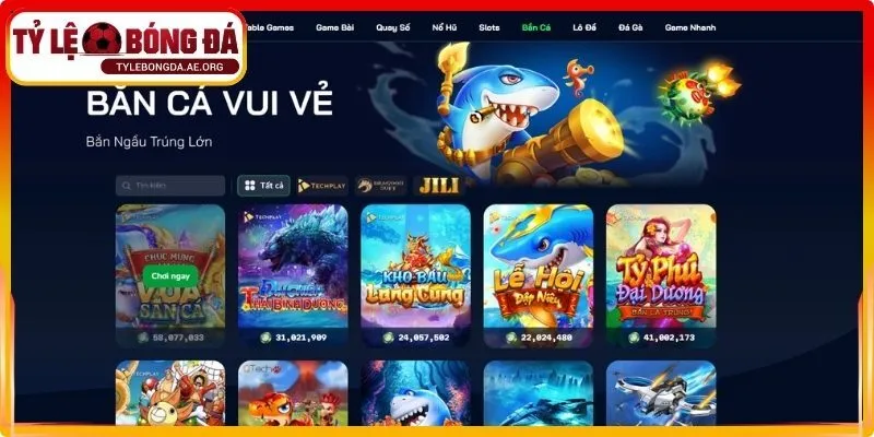 Bắn cá đổi thưởng hấp dẫn