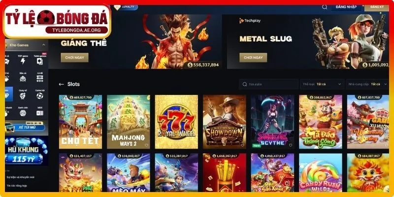Slot game với đa dạng trò chơi